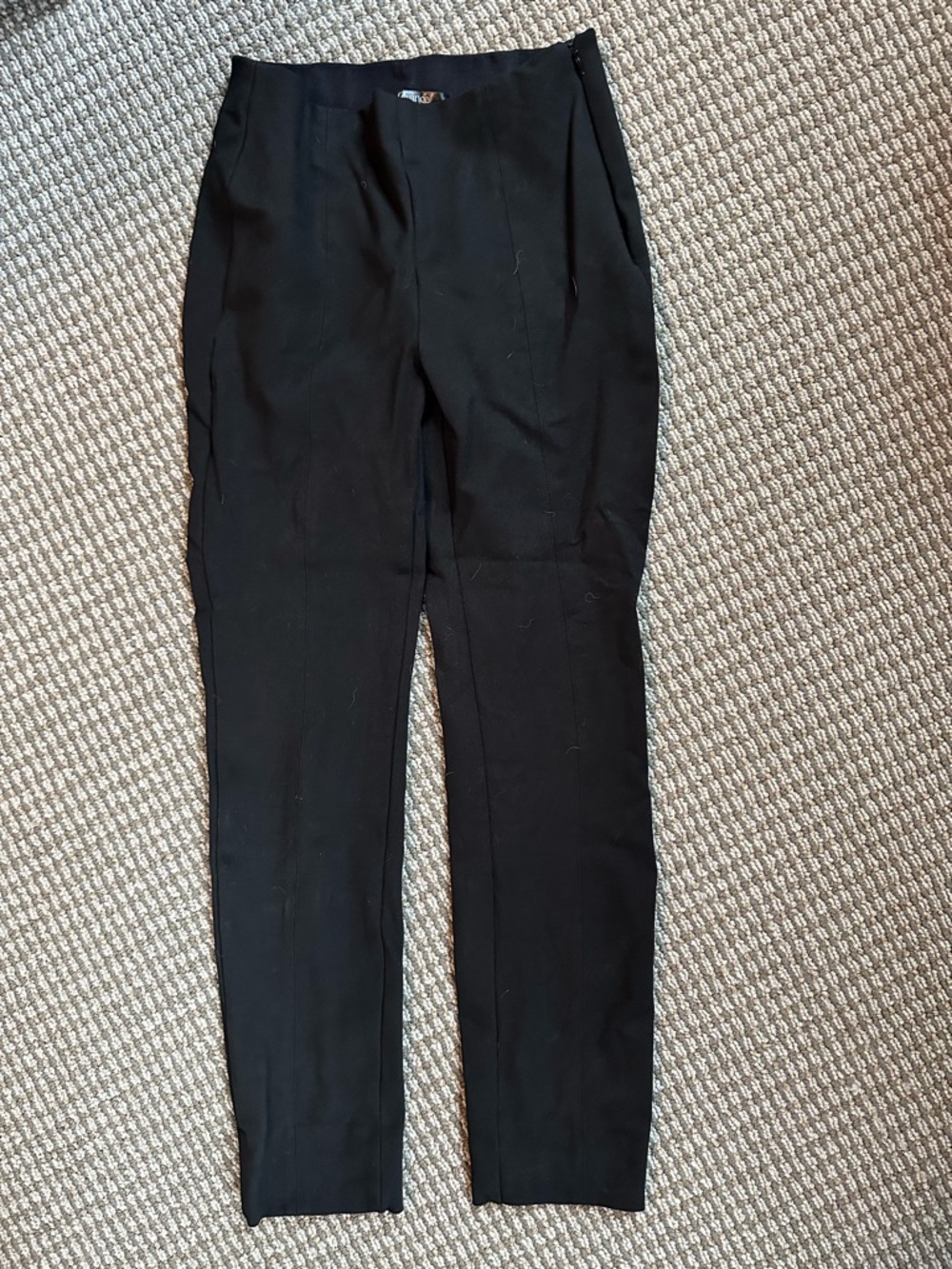 Quince Black Straight-Leg Women's Dress Pants